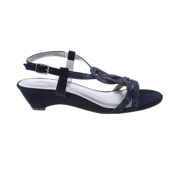 London Fog Women’s Sandals sz 6 Demi-Wedge NEW # Bag AA-29 - Picture 3 of 6